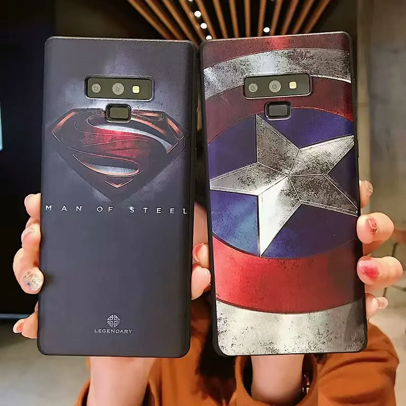 Captain America Superman Phone Case For Samsung Note 9 note 8 S8 S9 Plus Soft TPU Silicone Matte Cover For iPhone XR XS Max 7 8
Captain America Superman Phone Case For Samsung Note 9 note 8 S8 S9 Plus Soft TPU Silicone Matte Cover For iPhone XR XS Max 7 8