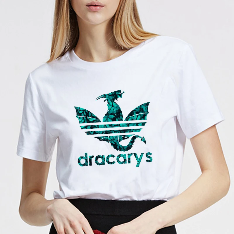 Showtly Dracarys Dragon Flowers 2019 Game of Thrones Female T-shirt Harajuku Summer Top Shirts Women T Shirt Short Sleeve Bluzki
Showtly Dracarys Dragon Flowers 2019 Game of Thrones Female T-shirt Harajuku Summer Top Shirts Women T Shirt Short Sleeve Bluzki