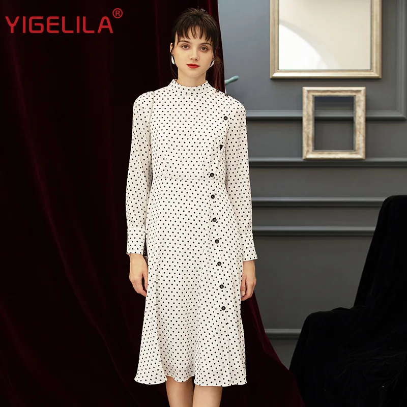 YIGELILA 2019 Latest Spring Fashion Women A-Line High Street Knee-Length Empire Slim Regular Sleeve O-Neck Print Dress 64325
YIGELILA 2019 Latest Spring Fashion Women A-Line High Street Knee-Length Empire Slim Regular Sleeve O-Neck Print Dress 64325