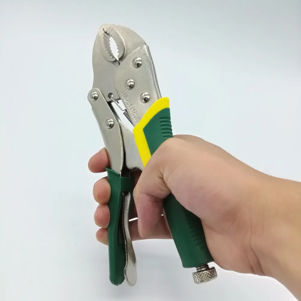 9 Inch Locking Pliers Gourd Mouth Straight Jaw Lock Mole Plier High Carbon Steel Wear Resistant Vise Grip Clamping Hand Tools
9 Inch Locking Pliers Gourd Mouth Straight Jaw Lock Mole Plier High Carbon Steel Wear Resistant Vise Grip Clamping Hand Tools