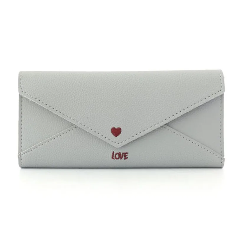 Wallet Women Fashion Long Heart-Shaped Letter Embroidered Wallet 2 Fold Multi-Function Simple Purse Student Wallet Money Bag
Wallet Women Fashion Long Heart-Shaped Letter Embroidered Wallet 2 Fold Multi-Function Simple Purse Student Wallet Money Bag