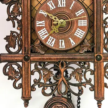 Cuckoo Wall Clock Vintage Art Swing Hanging Handcraft for Home Restaurant Living Room YU-Home
Cuckoo Wall Clock Vintage Art Swing Hanging Handcraft for Home Restaurant Living Room YU-Home