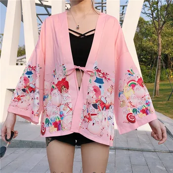LMCAVASUN Lucky Japanese kimono loose wild retro Japanese style cute sunscreen clothing yukata cardigan coat female student
LMCAVASUN Lucky Japanese kimono loose wild retro Japanese style cute sunscreen clothing yukata cardigan coat female student