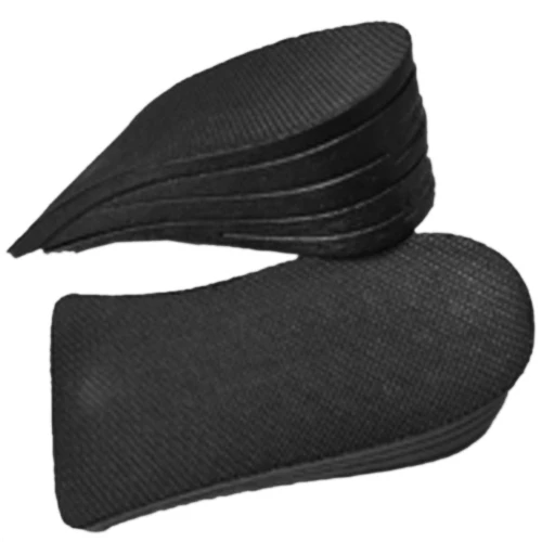 TEXU Man Black Soft Silicone Double Layer 2" Up Shoes Pads Height Insoles Pair
TEXU Man Black Soft Silicone Double Layer 2" Up Shoes Pads Height Insoles Pair