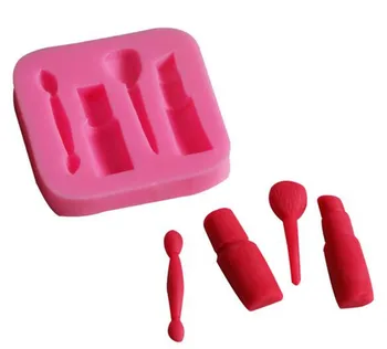 50pcs Makeup tools lipstick nail polish chocolate Party DIY fondant cake decorating tools silicone mold dessert moulds
50pcs Makeup tools lipstick nail polish chocolate Party DIY fondant cake decorating tools silicone mold dessert moulds