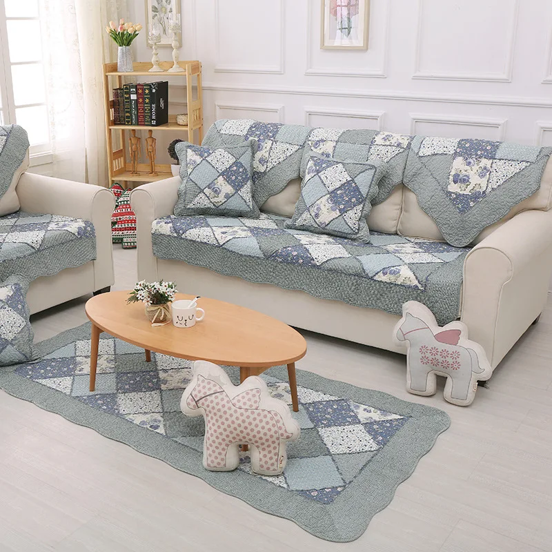 Simple Retro Splice Floral Sofa Cover Cotton Slip-Resistant Sofa Towel Chair Covers Mats Living/Drawing Room L-Shaped
Simple Retro Splice Floral Sofa Cover Cotton Slip-Resistant Sofa Towel Chair Covers Mats Living/Drawing Room L-Shaped