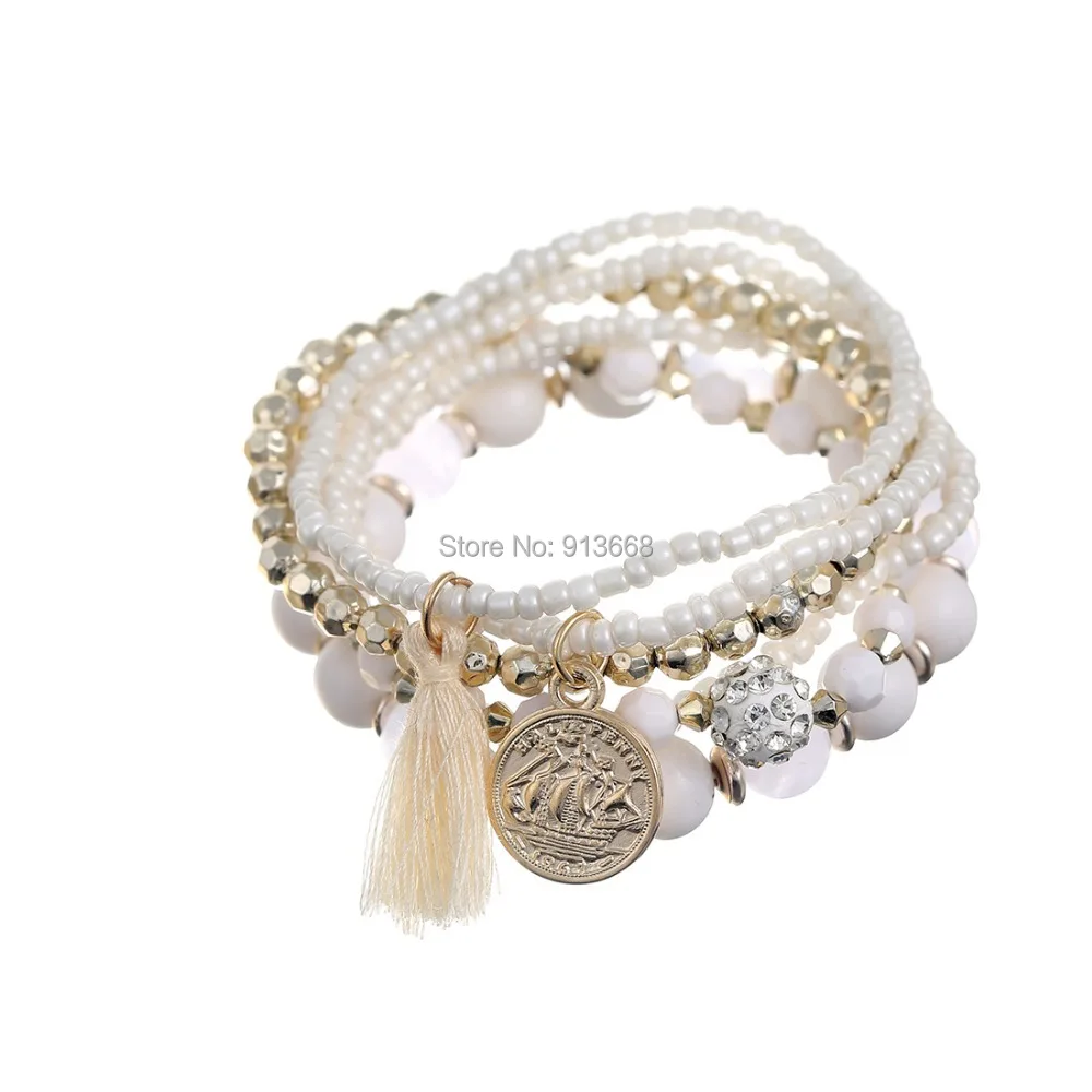 2019 Spring Summer Fashion Women's Bracelet Set High Quality Charm Beads Bracelet Jewelry For Ladies Handmade Wrap Bracelets
2019 Spring Summer Fashion Women's Bracelet Set High Quality Charm Beads Bracelet Jewelry For Ladies Handmade Wrap Bracelets