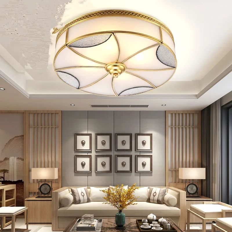 All copper living room ceiling lights European bedroom lamp warm romantic restaurant light simple modern study room lamp LU623 Z
All copper living room ceiling lights European bedroom lamp warm romantic restaurant light simple modern study room lamp LU623 Z