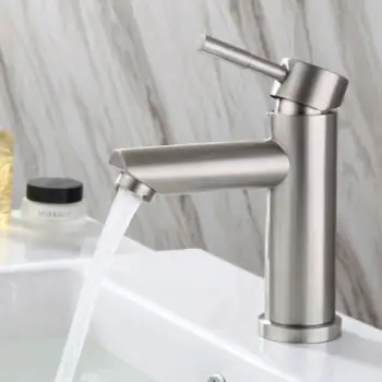 304 Stainless Steel Basin Faucet Bathroom Hand Wash Basin Faucet Hot And Cold Water Tap
304 Stainless Steel Basin Faucet Bathroom Hand Wash Basin Faucet Hot And Cold Water Tap