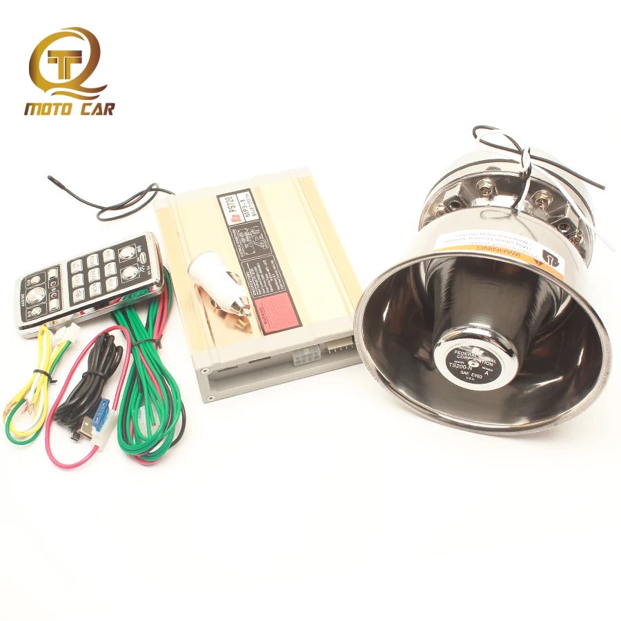 Alarm Horn Megaphone Police Siren 12V 200W TF Mp3 Player Bluetooth USB Card Car Horn Train Truck Super Loud Speaker Waring Sound
Alarm Horn Megaphone Police Siren 12V 200W TF Mp3 Player Bluetooth USB Card Car Horn Train Truck Super Loud Speaker Waring Sound