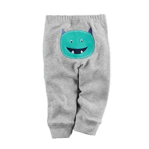 cartoon baby pants soft cotton elastic waistband (5)