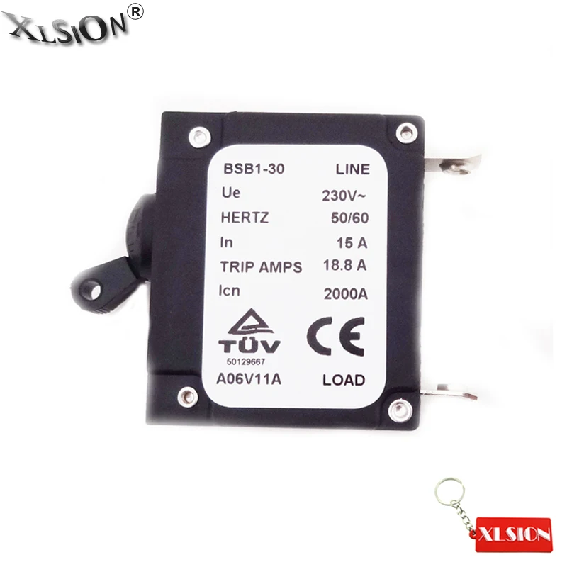 XLSION Aftermarket 15 AMP 15A 230V Generator Circuit Breaker Hertz 50/60 18.8 Trip Amps
XLSION Aftermarket 15 AMP 15A 230V Generator Circuit Breaker Hertz 50/60 18.8 Trip Amps