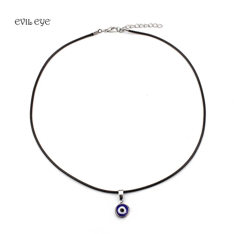Turkish Blue Evil Eye Pendants Necklaces for Women Alloy Leather Chain Necklace Women Girls Jewelry Good Luck Gifts
Turkish Blue Evil Eye Pendants Necklaces for Women Alloy Leather Chain Necklace Women Girls Jewelry Good Luck Gifts