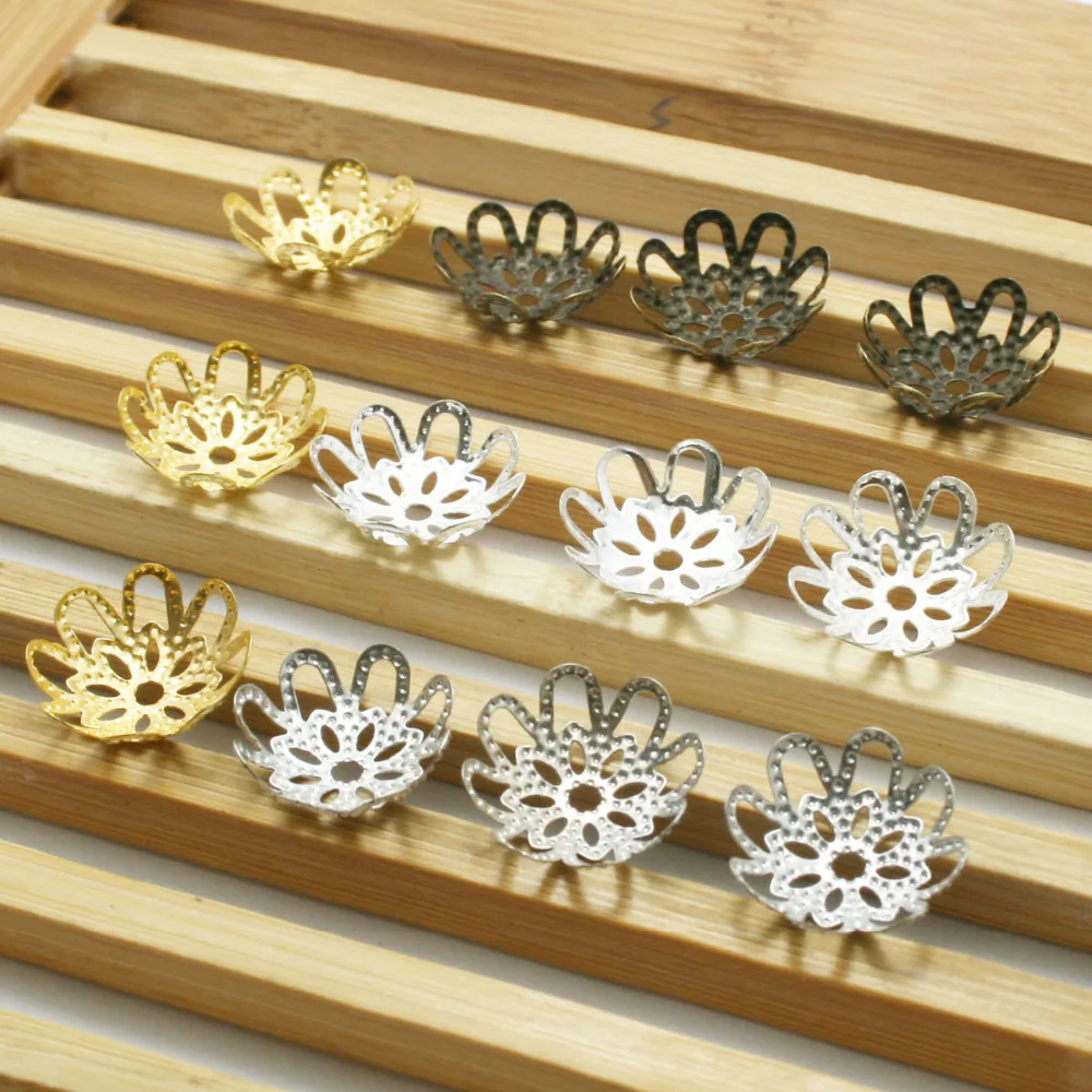200pcs 3X14MM Metal Filigree Spacer Beads Cap for Jewelry Making Silver Hollow Flower Hats for Bead Diy Pendant Findings
200pcs 3X14MM Metal Filigree Spacer Beads Cap for Jewelry Making Silver Hollow Flower Hats for Bead Diy Pendant Findings