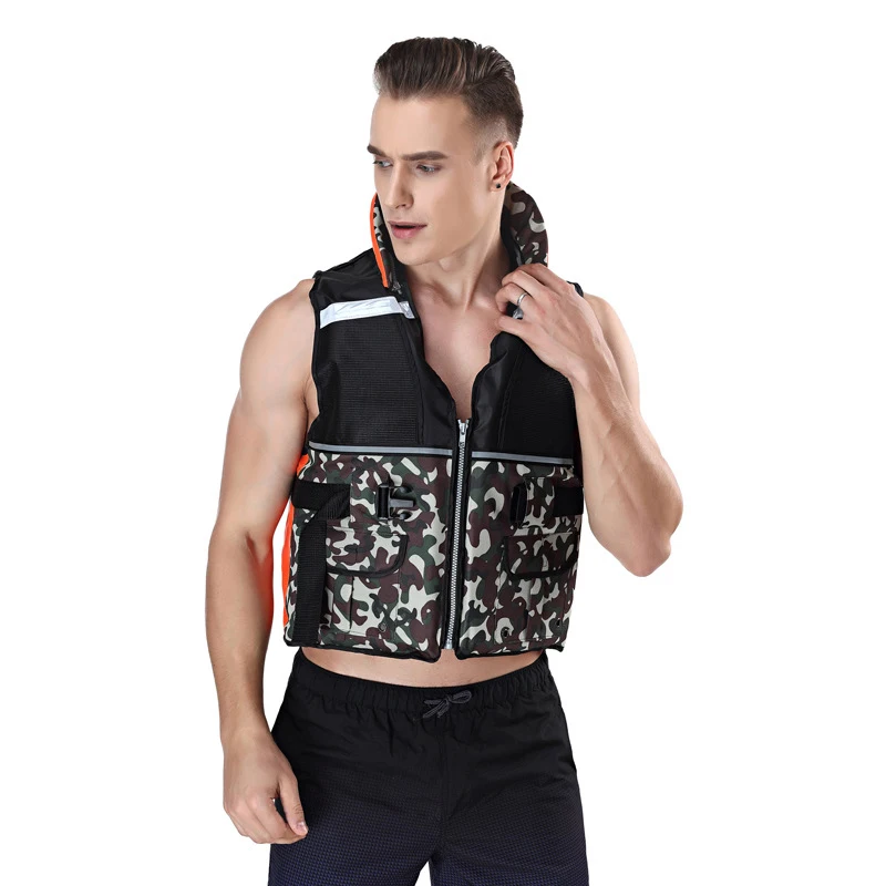 MANNER Adult Life Vest Buoyancy Swim Training Jacket Foam Portable Camouflage Red Black Buckle Life Jacket Water Sports Men Coat
MANNER Adult Life Vest Buoyancy Swim Training Jacket Foam Portable Camouflage Red Black Buckle Life Jacket Water Sports Men Coat
