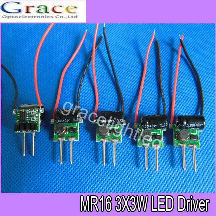 Светодиодный драйвер MR16 3X3W 10 шт. 3*3 Вт трансформатор для лампы 12 В мощность 3