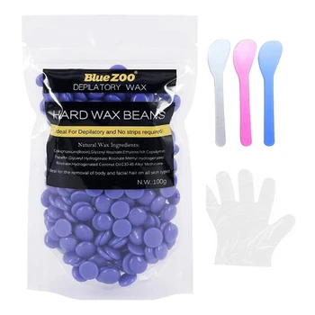 100g Lavender Pearl Wax Set Body Facial Hair Remover Waxing Waxes Hair Removal Cream Hot Film Hard Wax Pellet Female Depilatory
100g Lavender Pearl Wax Set Body Facial Hair Remover Waxing Waxes Hair Removal Cream Hot Film Hard Wax Pellet Female Depilatory