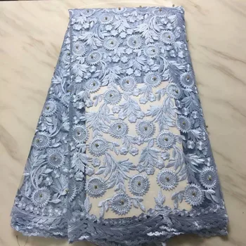 high quality swiss tulle lace heavy beaded african cord lace fabric 5yds embroidery fabric flowers with beads for wedding dress
high quality swiss tulle lace heavy beaded african cord lace fabric 5yds embroidery fabric flowers with beads for wedding dress