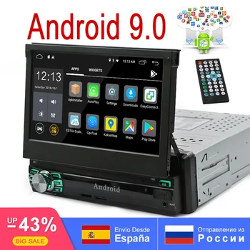 Single 1Din Android 9.0 RAM 2G ROM 16G QuadCore Universal Car Multimedia Radio GPS 7" 1024X600 Bluetooth Retractable Mirror Link
Single 1Din Android 9.0 RAM 2G ROM 16G QuadCore Universal Car Multimedia Radio GPS 7" 1024X600 Bluetooth Retractable Mirror Link