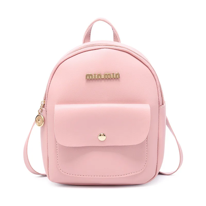 Portable Mini Backpack Women Leather Bagpack Casual School Bags For Teenage Girls Children Small Backpacks Travel mochila
Portable Mini Backpack Women Leather Bagpack Casual School Bags For Teenage Girls Children Small Backpacks Travel mochila
