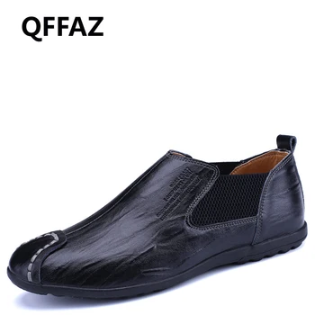 QFFAZ New Fashion Soft Casual Shoes Split Leather Shoes Men Flats Breatheable Moccasins Slip On Men Oxford Shoes Drop Shipping 
QFFAZ New Fashion Soft Casual Shoes Split Leather Shoes Men Flats Breatheable Moccasins Slip On Men Oxford Shoes Drop Shipping