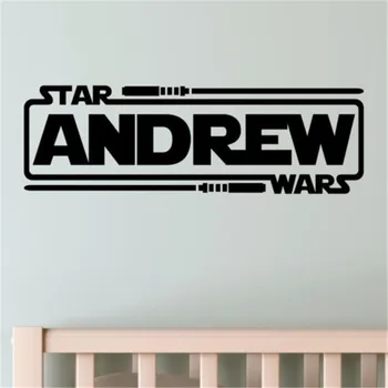 Personalized Custom Name Star Wars Boys Kids Home Wall Stickers Decals Vinyl Boys dormitory wall stickers #M236
Personalized Custom Name Star Wars Boys Kids Home Wall Stickers Decals Vinyl Boys dormitory wall stickers #M236