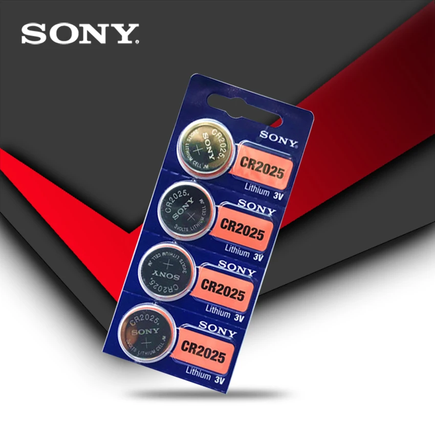 4PCS/LOT SONY Original cr2025 Button Cell Batteries cr2025 3V Lithium Coin Battery For Watch Calculator Weight Scale
4PCS/LOT SONY Original cr2025 Button Cell Batteries cr2025 3V Lithium Coin Battery For Watch Calculator Weight Scale