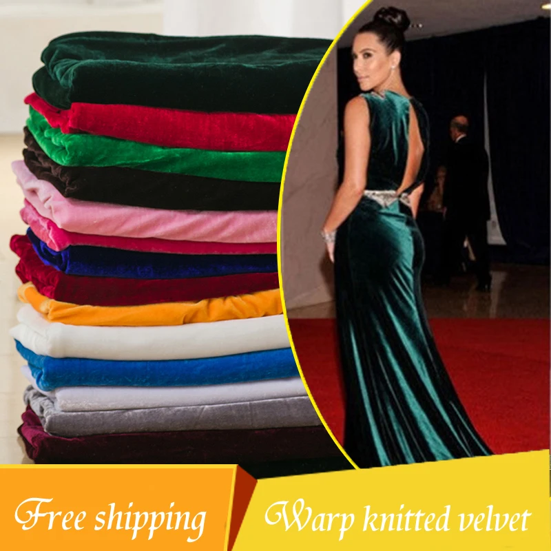 Hot sale! (160-170cm width)*1m stretchy soft velvet knitted fabric silk velvet cloth table cover chair hotel home decoration
Hot sale! (160-170cm width)*1m stretchy soft velvet knitted fabric silk velvet cloth table cover chair hotel home decoration