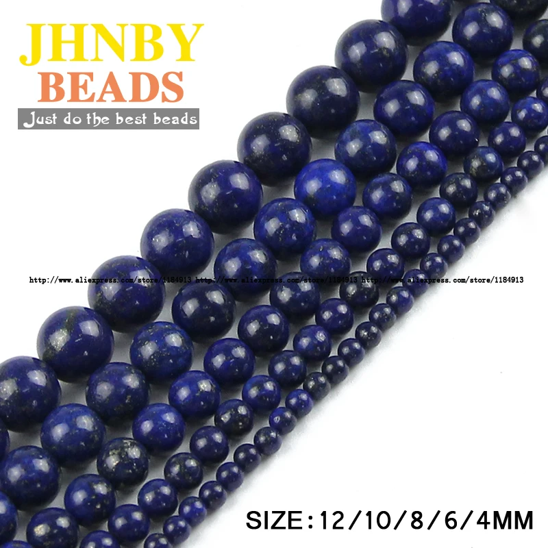 JHNBY Lapis lazuli beads Natural Stone Top quality Ore Round Loose beads ball 4/6/8/10/12MM handmade Jewelry bracelet making DIY
JHNBY Lapis lazuli beads Natural Stone Top quality Ore Round Loose beads ball 4/6/8/10/12MM handmade Jewelry bracelet making DIY