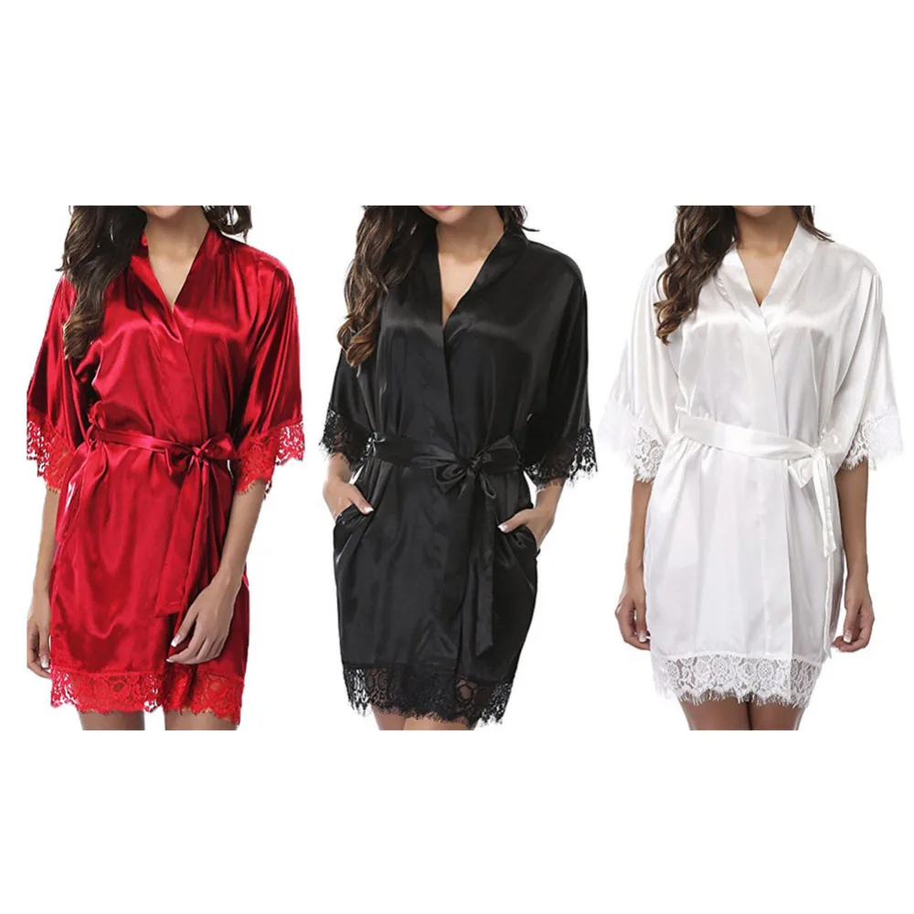 Women's Sexy Sleepwear Pajamas Lace Long Robe Night Dressing Gown Nightwear Sexy Lingerie Big Size Nightdress
Women's Sexy Sleepwear Pajamas Lace Long Robe Night Dressing Gown Nightwear Sexy Lingerie Big Size Nightdress
