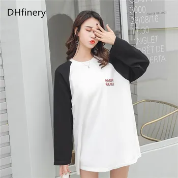 DHfinery autumn sweatshirt women Letter Print Cotton clothes for bust 120-140CM Casual Sweatshirts Plus size XL-4XL b1374
DHfinery autumn sweatshirt women Letter Print Cotton clothes for bust 120-140CM Casual Sweatshirts Plus size XL-4XL b1374
