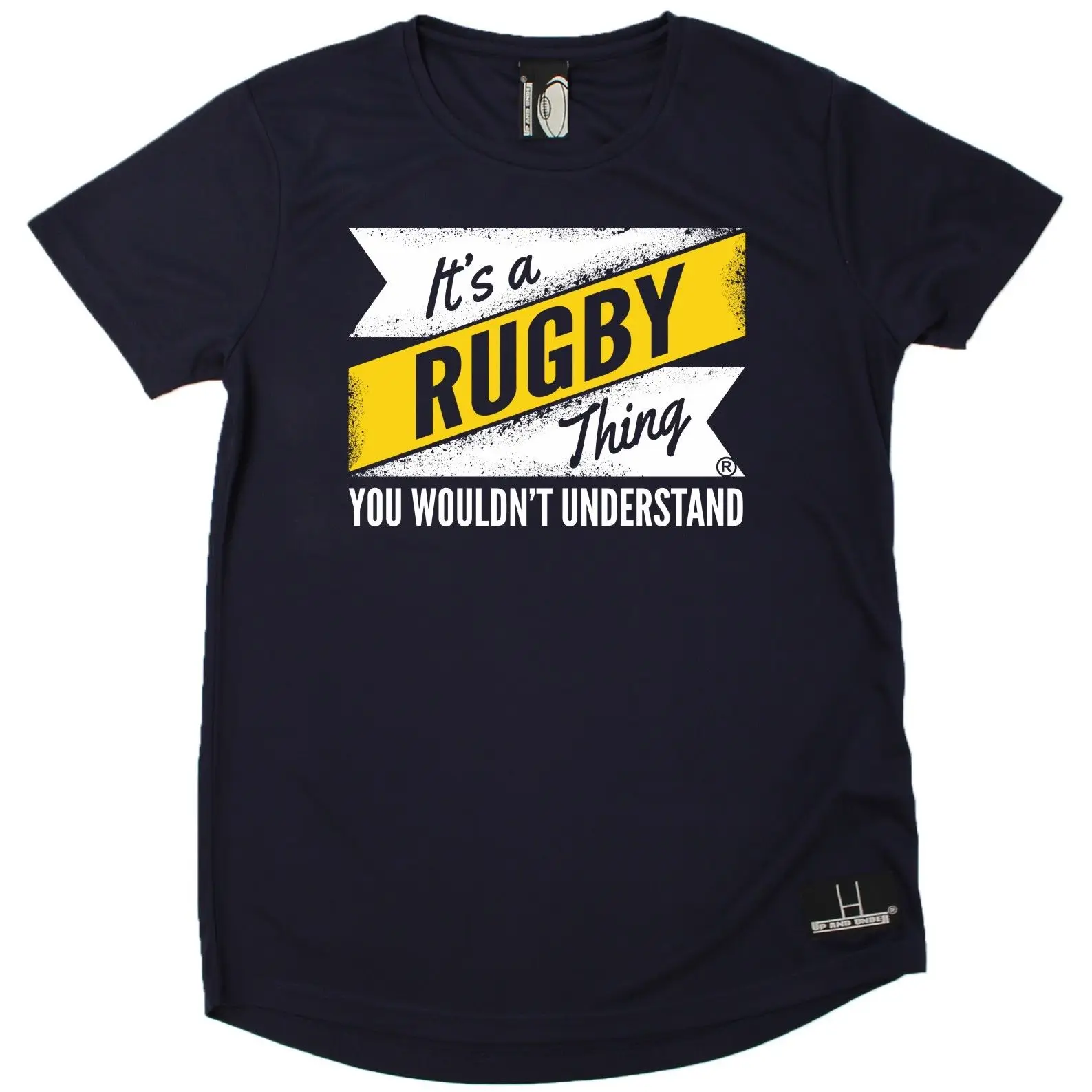 Image Up and Under   Its A Rugby Thing   Dry Fit Breathable Sports Round Neck T SHIRT Men T Shirt Men Clothing Plus Size Top Tee