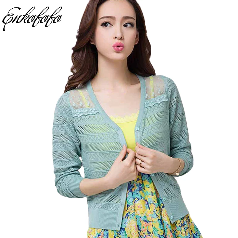 2018 Summer Cardigan Women Korean Style Spring and Autumn Lace Crocheting Jumper Sweater Short Loose Thin Feminino Jacket Tops
2018 Summer Cardigan Women Korean Style Spring and Autumn Lace Crocheting Jumper Sweater Short Loose Thin Feminino Jacket Tops