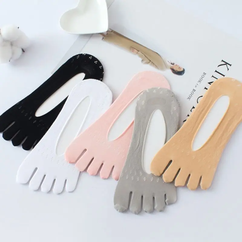 Womens Summer Weave Low Cut Invisible Boat Socks Five Toe Solid Color Hollow Out Anti-Skid Silicone Grip Velvet Hosiery
Womens Summer Weave Low Cut Invisible Boat Socks Five Toe Solid Color Hollow Out Anti-Skid Silicone Grip Velvet Hosiery