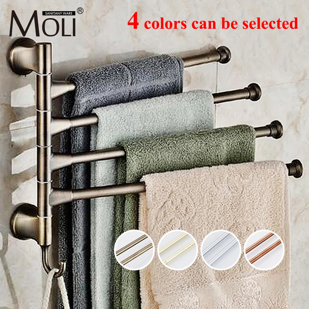 Stainless Steel Towel Bars Antique Bronze Finish Rotate Multi Color Towel Rack Holder Set Bathroom Accessories
Stainless Steel Towel Bars Antique Bronze Finish Rotate Multi Color Towel Rack Holder Set Bathroom Accessories