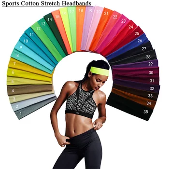 35 color Turban Bandana Elastic Solid Cotton Headband Sports Softball Sweatband Hair Band Bandage On Head
35 color Turban Bandana Elastic Solid Cotton Headband Sports Softball Sweatband Hair Band Bandage On Head