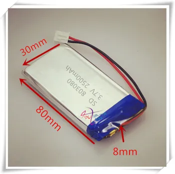 XHR-2P 2.54 2500mAh 802977 3.7V navigator wireless Bluetooth keyboard lithium polymer battery 803080
XHR-2P 2.54 2500mAh 802977 3.7V navigator wireless Bluetooth keyboard lithium polymer battery 803080
