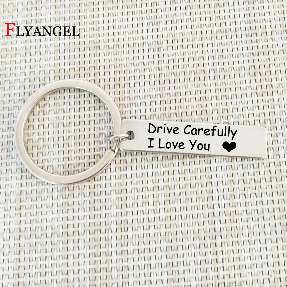 New "Drive Carefully I Love You" Letter Charm Keychain Key Ring Bag Pendant Car Keyring For Girlfriends Boyfriends Gifts
New "Drive Carefully I Love You" Letter Charm Keychain Key Ring Bag Pendant Car Keyring For Girlfriends Boyfriends Gifts