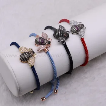 6 Pcs Fashion little bee Bracelet Mix color Rope chain bugs Bracelet Cute tiny bee bracelet fashion jewelry for lady3277
6 Pcs Fashion little bee Bracelet Mix color Rope chain bugs Bracelet Cute tiny bee bracelet fashion jewelry for lady3277