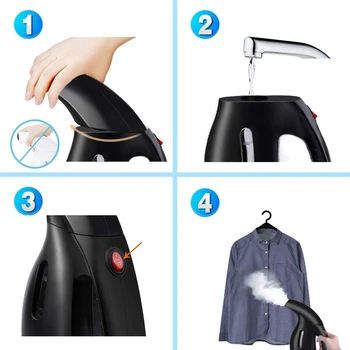 Travel Garment Steamer Portable Handheld Steamer for Clothes/Fabric, Wrinkle Remover/Clean/Sanitize/Sterilize/Defrost, Fast He
Travel Garment Steamer Portable Handheld Steamer for Clothes/Fabric, Wrinkle Remover/Clean/Sanitize/Sterilize/Defrost, Fast He
