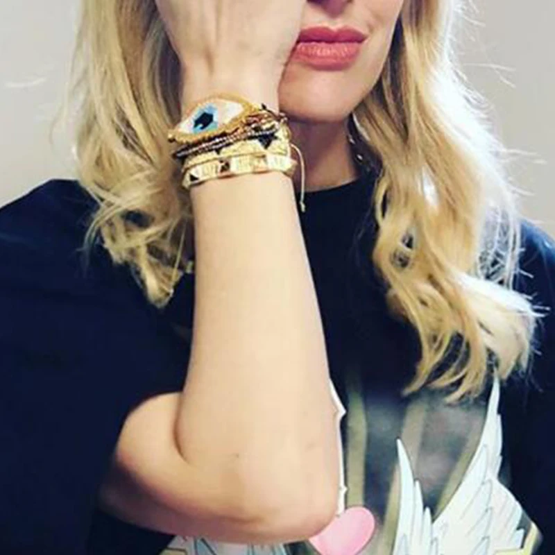 SHINUSBOHO Gold Bead Statement Evil Eye Bracelets Women Star pulseras MIYUKI Lucky Jewelry Men Bracelet Dropshipping
SHINUSBOHO Gold Bead Statement Evil Eye Bracelets Women Star pulseras MIYUKI Lucky Jewelry Men Bracelet Dropshipping