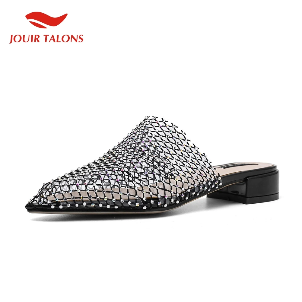 brand fashion INS hot pointed toe mesh hollow crystal women's shoes woman casual Mules outside summer slippers 2019
brand fashion INS hot pointed toe mesh hollow crystal women's shoes woman casual Mules outside summer slippers 2019