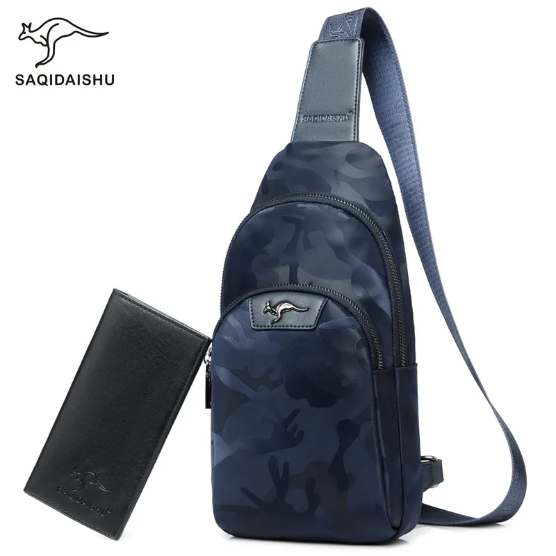 New kangaroo man bag nylon waterproof chest bag south Korean version of the trend cross-body bag large capacity leisure chest
New kangaroo man bag nylon waterproof chest bag south Korean version of the trend cross-body bag large capacity leisure chest