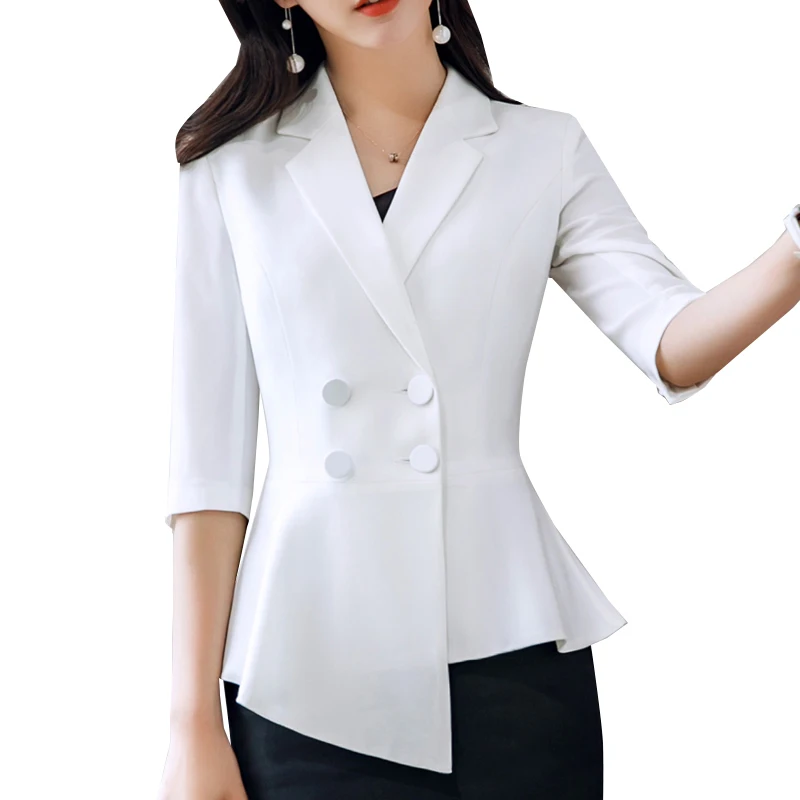 Spring Summer Women Blazers Jackets Coat Suit Jacket Candy Color Half Sleeve Slim Suit Single Breasted Women Basic Jackets 4XL
Spring Summer Women Blazers Jackets Coat Suit Jacket Candy Color Half Sleeve Slim Suit Single Breasted Women Basic Jackets 4XL