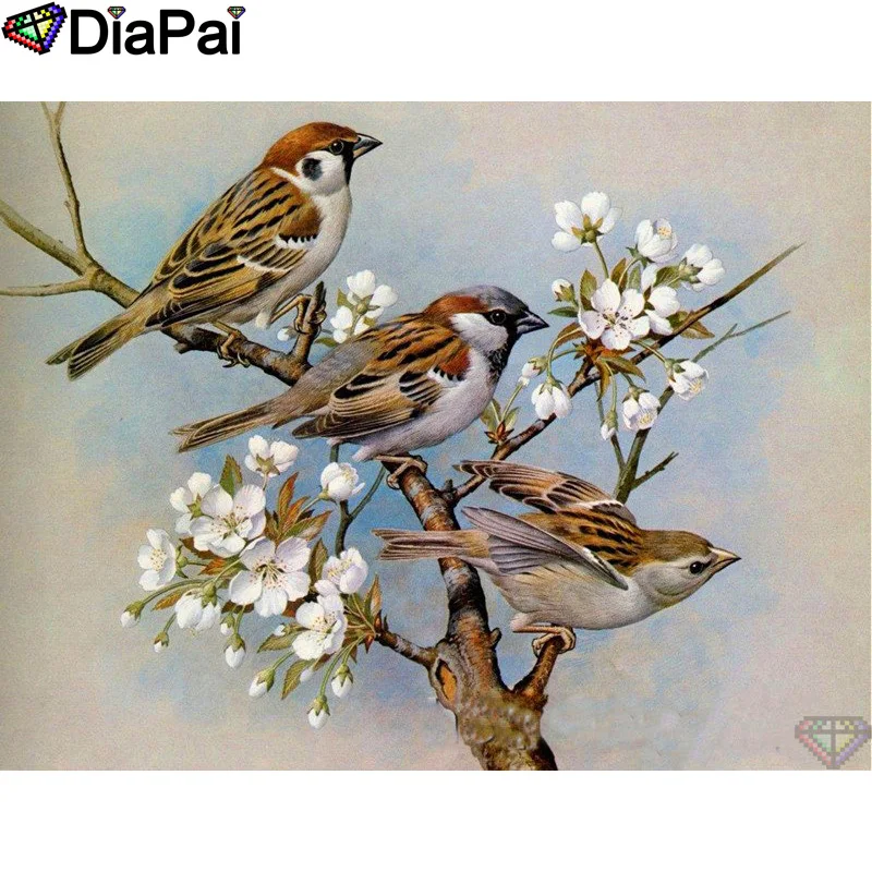 DIAPAI 100% Full Square/Round Drill 5D DIY Diamond Painting "Birds and flowers" Diamond Embroidery Cross Stitch 3D Decor A19683
DIAPAI 100% Full Square/Round Drill 5D DIY Diamond Painting "Birds and flowers" Diamond Embroidery Cross Stitch 3D Decor A19683