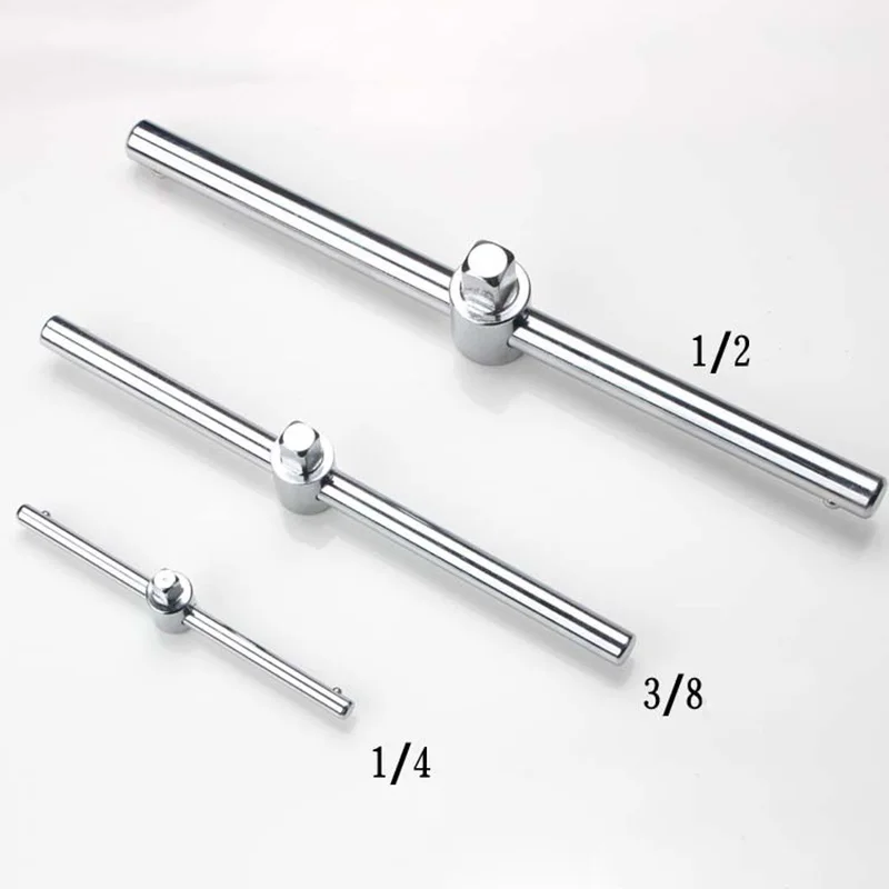 Socket Wrench T-handle Socket Extension Sliding Bar Connection 1/4" 3/8" 1/2" AI88
Socket Wrench T-handle Socket Extension Sliding Bar Connection 1/4" 3/8" 1/2" AI88