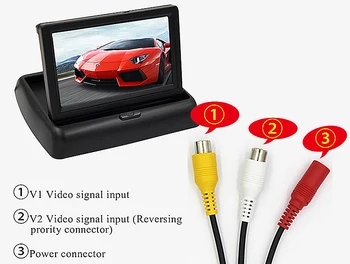 Night Vision Car Rear View Backup Camera Foldable 4.3 Inch LCD Display Monitor Vehicle Reversing Parking System+ Wireless Video
Night Vision Car Rear View Backup Camera Foldable 4.3 Inch LCD Display Monitor Vehicle Reversing Parking System+ Wireless Video
