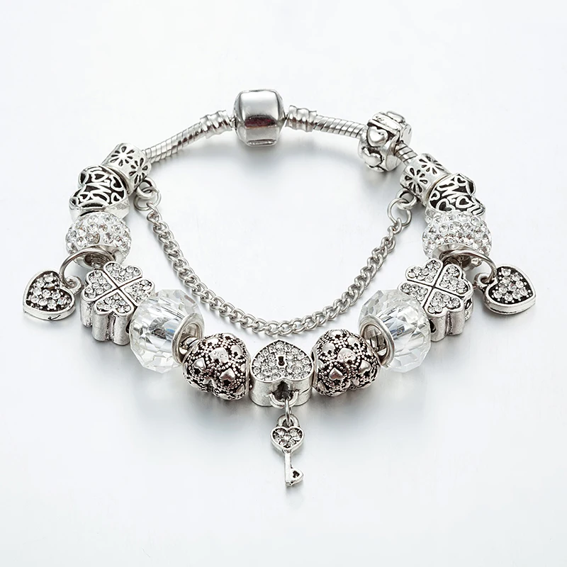 ANNAPAER Silver ColorAutumn Style Key Charm Bracelets & Bangles Bracelets For Women DIY Beads Bijoux Original Pulsera B16152
ANNAPAER Silver ColorAutumn Style Key Charm Bracelets & Bangles Bracelets For Women DIY Beads Bijoux Original Pulsera B16152