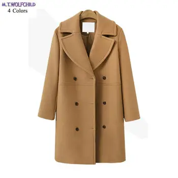 Good quality 2018 Winter womens double breasted woolen trench coats casual autumn lady clothing coats fashion womens outerwear
Good quality 2018 Winter womens double breasted woolen trench coats casual autumn lady clothing coats fashion womens outerwear