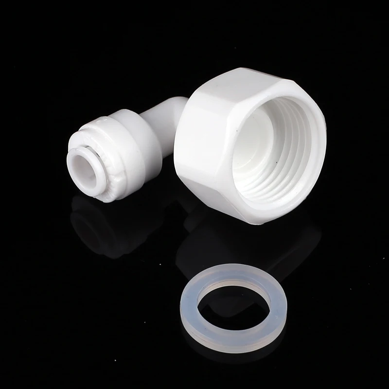 1/2" Female Thread - 1/4" OD Tube PE Pipe Fitting Hose Elbow Quick Connector Aquarium RO Water Filter Reverse Osmosis System
1/2" Female Thread - 1/4" OD Tube PE Pipe Fitting Hose Elbow Quick Connector Aquarium RO Water Filter Reverse Osmosis System